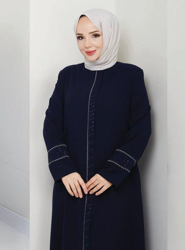 Navy Blue Abaya | Big Size