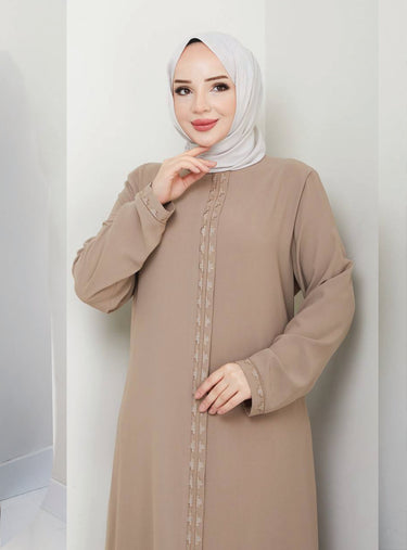Beige Abaya | Big Size