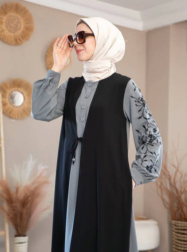 Gray Abaya