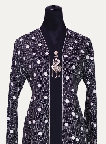 Dot Elegance Abaya